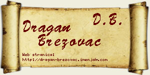 Dragan Brezovac vizit kartica